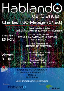 Lee más sobre el artículo Tercera edición de las charlas de HdC en Málaga