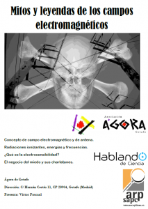 Lee más sobre el artículo Charla en el Ágora de Getafe: Mitos y leyendas de los campos electromagnéticos