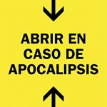 Lee más sobre el artículo Reseñas HdC: Abrir en caso de Apocalipsis