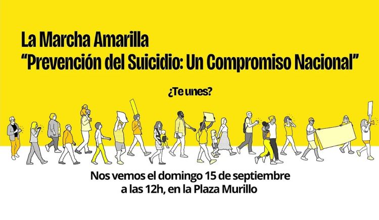 Lee más sobre el artículo La Marcha Amarilla por el Día Mundial para la Prevención del Suicidio el 15 de septiembre en Madrid